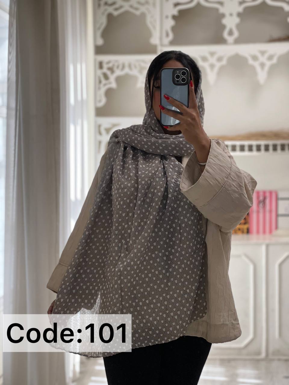 شال کد101 – فروشگاه اینترنتی شال و روسري سِت